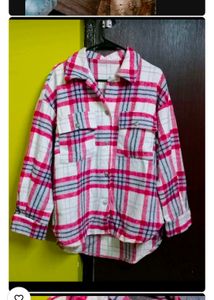 Pinterest Inspired Savana Plaid Jacket Women&#39;s Coat Autumn Winter Retro Pocket Oversized