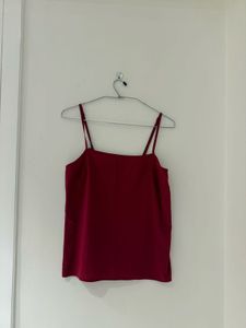Maroon Spaghetti Strap Top
