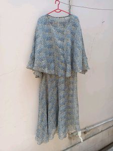 Customised Dress With Cape