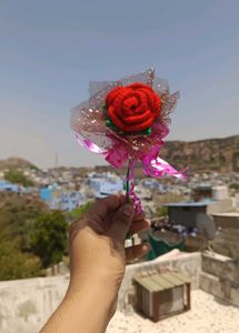 Crochet Single Rose Flower Bouquet 💐🌹