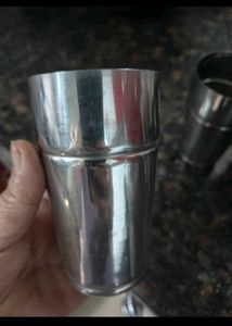 Combo Of Four Steel Glasses