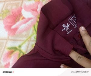 Herbalife Burgundy Polo Shirt