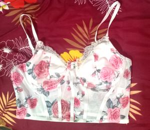 Cute Roses Lace Cami Top - New