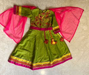 Ethnic Designer Green Anarkali