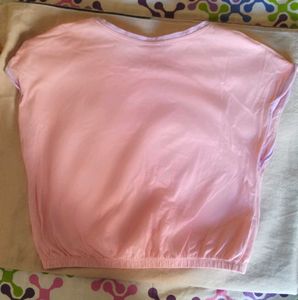Cute Pastel Pink Top for Casual Wear