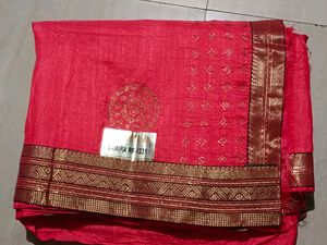 Red Saree