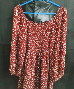 Floral Print Mini Dress