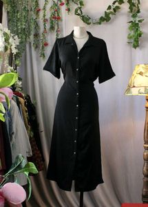 Chic Black Shirt Dress