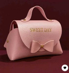 Pink 'Sweet Day' Mini Top Handle Bag