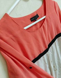 MANGO Pink Top