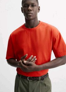 Unisex Orange Oversized Tee 240GSM