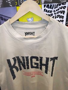 KNIGHT Unisex Backprinted Oversize Tee 🐒