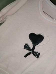 Cute Pink Top with Heart