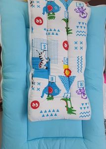 Animal Printed White Bed For Kids (0 - 6 Months)