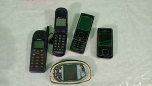 Old Mobile Phones Nokia And Motorola