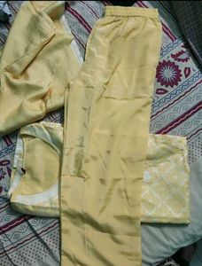 LIBAS Elegant Yellow Kurta Set