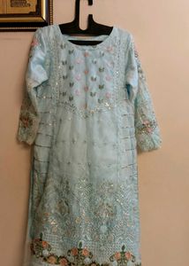 Bluish Kameez And Salwar 💎🩵