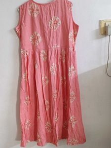 Peach Printed Kurta 🔥🩸🌸