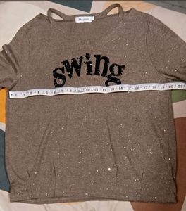 Beautiful Korean Style Shimmer Top
