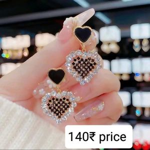 Heart Drop Earrings