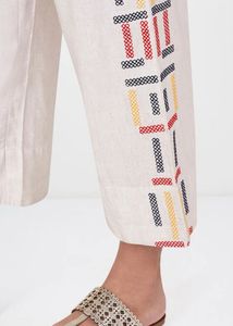 Global Desi Embroidered Trousers