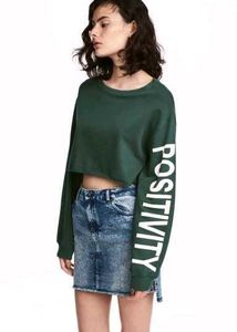H&M Crop Sweatshirt