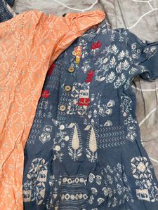 Set Of 3 Daily Home Wear Cotton Kurti