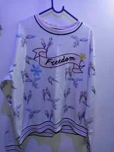 Freedom Bird Print Top