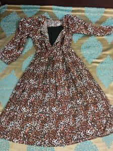 A beautiful tiger print dress