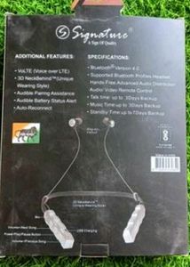 Signature VMB - 70 Wireless Neckband With Like new