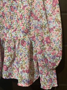 Floral Peplum Top