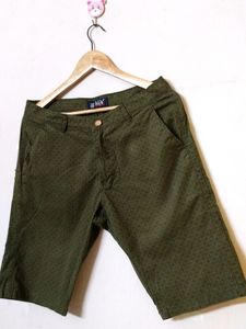 OPEE Brand Olive Shorts For Men