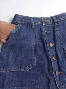 Vintage Cargo Mini Skirt Denim Y2K Babydoll Micro