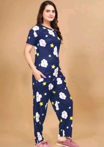 Cute Cloud &amp; Star Pajama Set