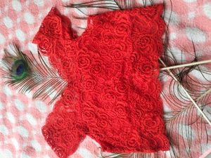 Crimson Lace Bralette – Romantic ,Radiant, Refined