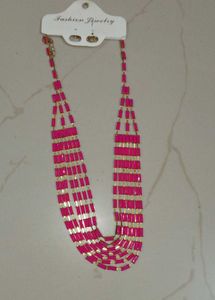 Pink Layered Necklace