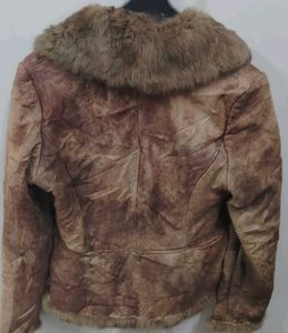 Fur Collar Embroidered Jacket