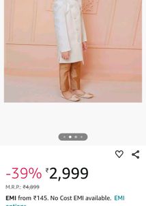✨Sherwani Set For kids 4- 5 Years Old _LIKE NEW❗✅