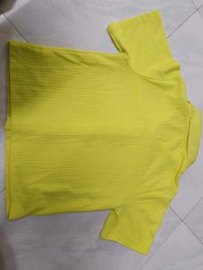Yellow Button-Down Shirt