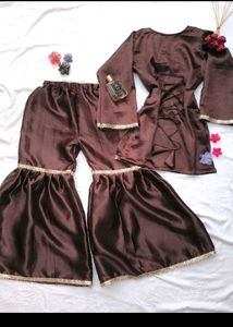 Brown Kurta Set