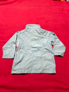 Mint Green Hooded Kids Jacket (2–3 Years)