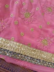 Beautiful Pink Saree For Women