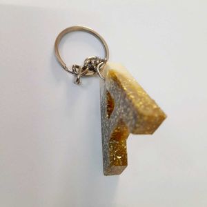 &#39;A&#39; Initial Keychain