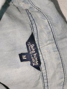 Dual Toned Denim Shirt (New)