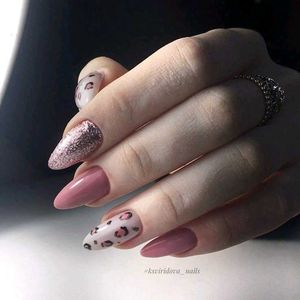 Animal Print Press On Nails 🤎🧿