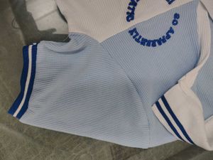 Stylish Blue &amp; White T-Shirt