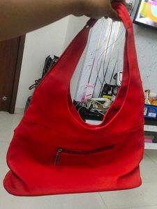 Red Hobo Bag