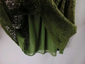 (Cash Pls) Olive Green Coloured Dress With Buttons
