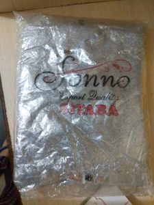 Packet of Silver Glitter Christmas Ornament