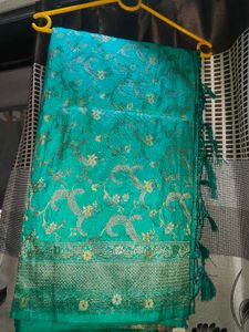 Beautiful Sea Green Soft Saree